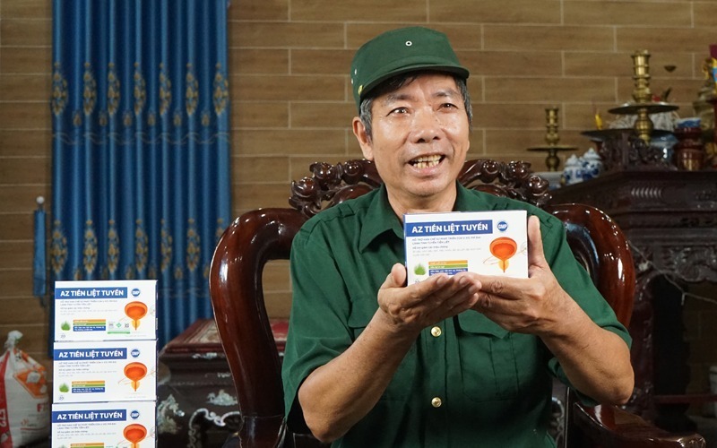 Ông Nguyễn Xuân Bình chia sẻ niềm vui khỏi chứng tiểu nhiều lần sau khi dùng AZ Tiền Liệt Tuyến