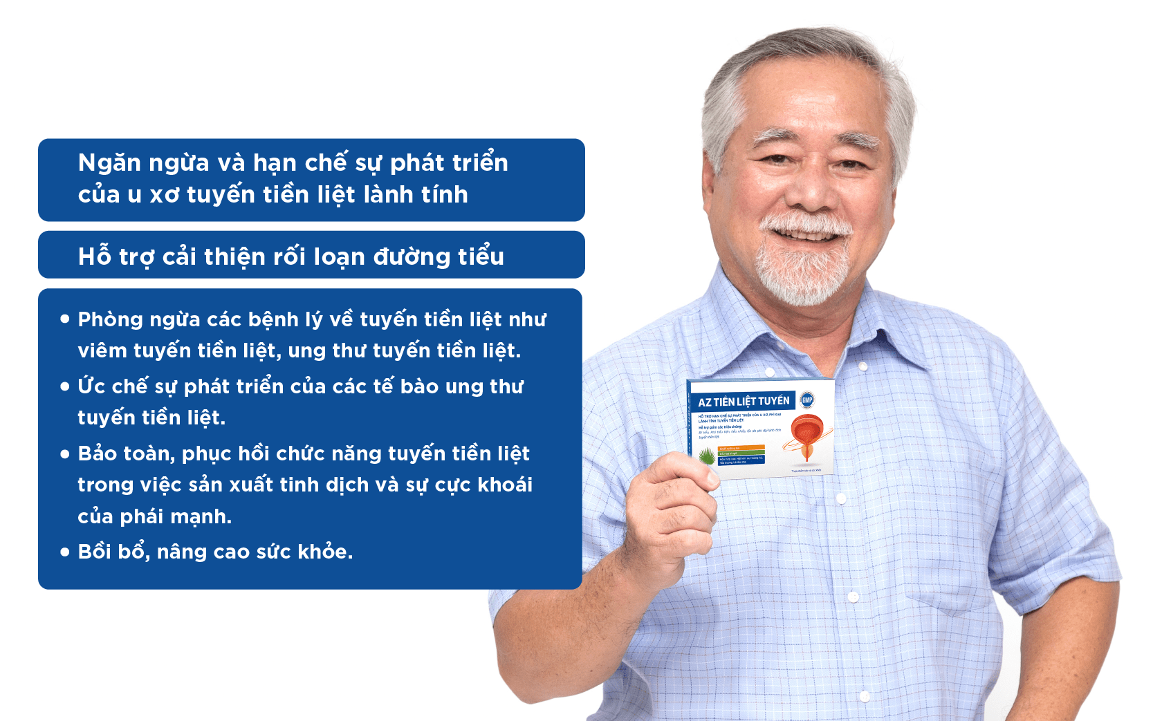 Công dụng của AZ tiền liệt tuyến